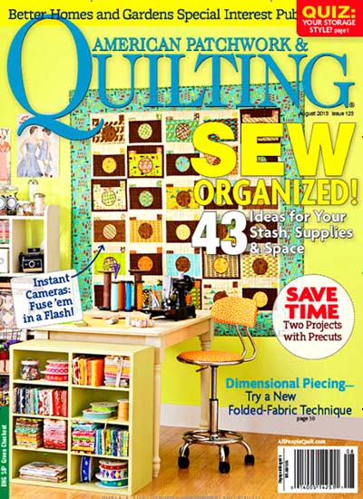 Titelbild von American Patchwork & Quilting. Diese Zeitschrift und viele weitere Modemagazine und DIY-Magazine als Abo oder epaper bei United Kiosk online kaufen.