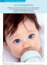 Titelbild der Ausgabe 3/2013 von TEST Muttermilchersatz, Anfangsnahrung: Ins Fettnäpfchen. Zeitschriften als Abo oder epaper bei United Kiosk online kaufen.