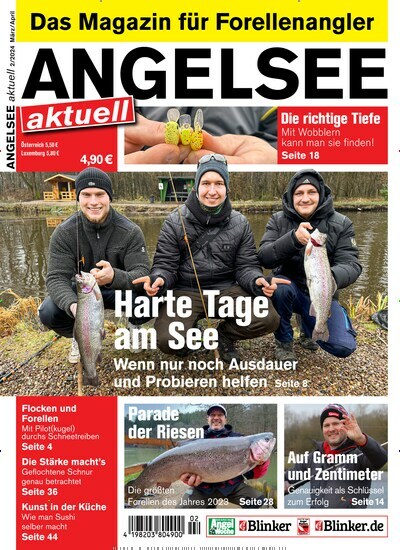 Titelbild der Ausgabe 20/2024 von ANGELSEE aktuell. Diese Zeitschrift und viele weitere Sportmagazine als Abo oder epaper bei United Kiosk online kaufen.