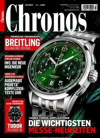 Titelbild der Ausgabe 3/2023 von Chronos. Diese Zeitschrift und viele weitere Reisemagazine, Freizeitmagazine und Wissensmagazine als Abo oder epaper bei United Kiosk online kaufen.