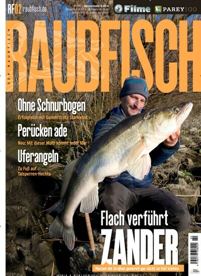 Titelbild der Ausgabe 2/2024 von Der Raubfisch (Angeln). Diese Zeitschrift und viele weitere Sportmagazine als Abo oder epaper bei United Kiosk online kaufen.