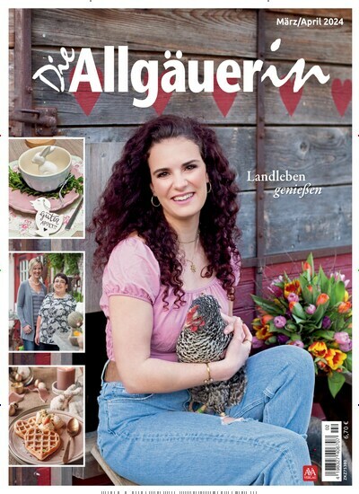 Titelbild der Ausgabe 2/2024 von Die Allgäuerin. Diese Zeitschrift und viele weitere Gartenzeitschriften und Wohnzeitschriften als Abo oder epaper bei United Kiosk online kaufen.