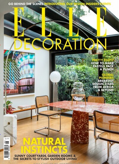 Titelbild der Ausgabe 6/2024 von Elle Decoration UK. Diese Zeitschrift und viele weitere Gartenzeitschriften und Wohnzeitschriften als Abo oder epaper bei United Kiosk online kaufen.