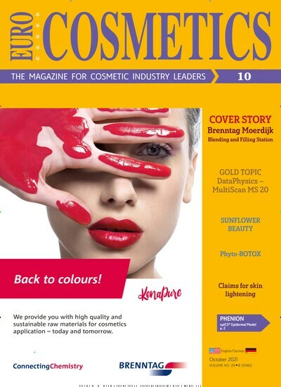 Titelbild der Ausgabe 10/2021 von Euro Cosmetics. Diese Zeitschrift und viele weitere Gastronomiezeitschriften, Fashionmagazine, Beautymagazine als Abo oder epaper bei United Kiosk online kaufen.