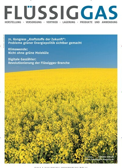 Titelbild der Ausgabe 1/2024 von Flüssiggas. Diese Zeitschrift und viele weitere Naturzeitschriften, Landwirtschaftszeitungen und Umweltmagazine als Abo oder epaper bei United Kiosk online kaufen.