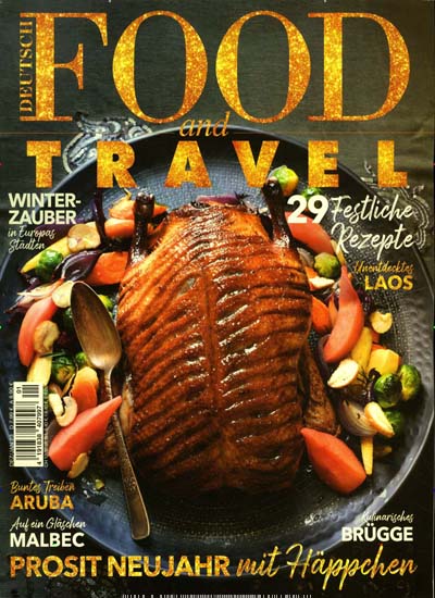 Titelbild der Ausgabe 1/2023 von Food and Travel. Diese Zeitschrift und viele weitere Kochzeitschriften und Backzeitschriften als Abo oder epaper bei United Kiosk online kaufen.