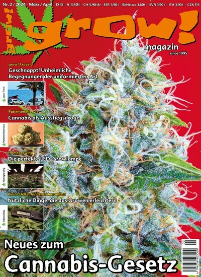 Titelbild der Ausgabe 2/2024 von grow! Magazin. Diese Zeitschrift und viele weitere Lifestylemagazine und Peoplemagazine als Abo oder epaper bei United Kiosk online kaufen.