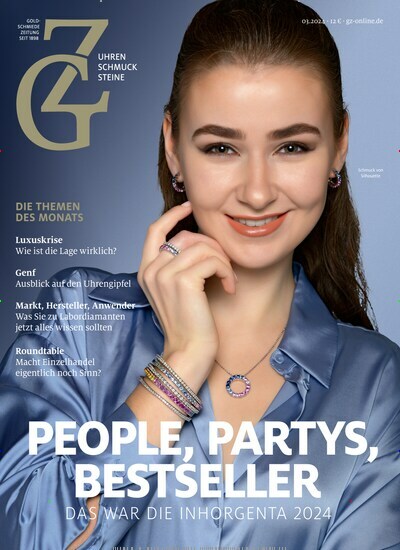 Titelbild der Ausgabe 3/2024 von GZ Goldschmiede Zeitung. Diese Zeitschrift und viele weitere Gastronomiezeitschriften, Fashionmagazine, Beautymagazine als Abo oder epaper bei United Kiosk online kaufen.