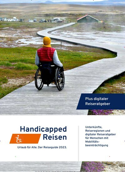 Titelbild der Ausgabe 1/2023 von Handicapped-Reisen. Diese Zeitschrift und viele weitere Pflegezeitschriften und medizinische Fachzeitschriften als Abo oder epaper bei United Kiosk online kaufen.