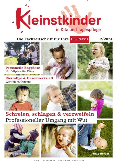 Titelbild der Ausgabe 2/2024 von Kleinstkinder in Kita und Tagespflege. Diese Zeitschrift und viele weitere Zeitschriften für Pädagogik als Abo oder epaper bei United Kiosk online kaufen.