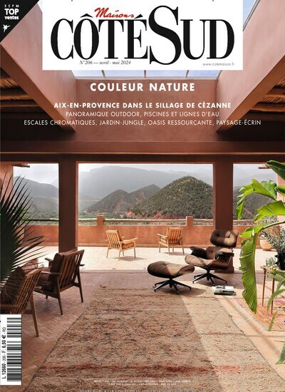 Titelbild der Ausgabe 206/2024 von Maisons Cote Sud. Diese Zeitschrift und viele weitere Gartenzeitschriften und Wohnzeitschriften als Abo oder epaper bei United Kiosk online kaufen.