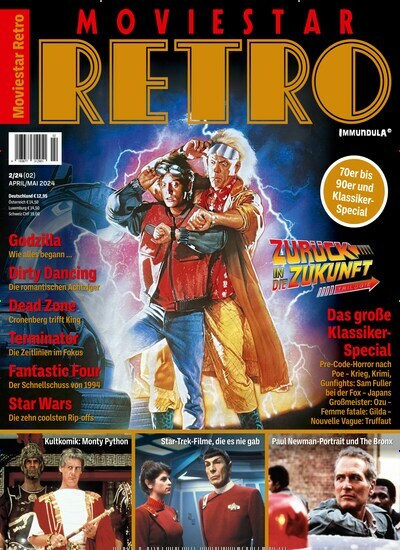 Titelbild der Ausgabe 2/2024 von Moviestar Retro. Diese Zeitschrift und viele weitere Audiomagazine, Filmmagazine und Fotozeitschriften als Abo oder epaper bei United Kiosk online kaufen.