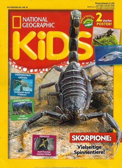 Titelbild der Ausgabe 39/2023 von National Geographic Kids. Diese Zeitschrift und viele weitere Jugendzeitschriften und Kinderzeitschriften als Abo oder epaper bei United Kiosk online kaufen.