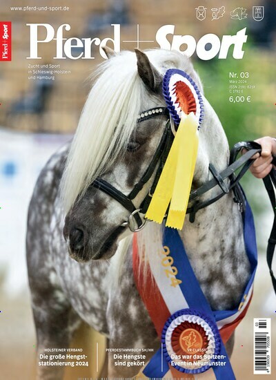 Titelbild der Ausgabe 3/2024 von Pferd + Sport. Diese Zeitschrift und viele weitere Sportmagazine als Abo oder epaper bei United Kiosk online kaufen.