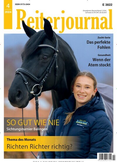 Titelbild der Ausgabe 4/2024 von Reiterjournal. Diese Zeitschrift und viele weitere Sportmagazine als Abo oder epaper bei United Kiosk online kaufen.