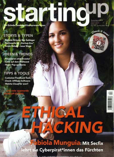 Titelbild der Ausgabe 4/2021 von Starting Up. Diese Zeitschrift und viele weitere Wirtschaftsmagazine und Politikmagazine als Abo oder epaper bei United Kiosk online kaufen.