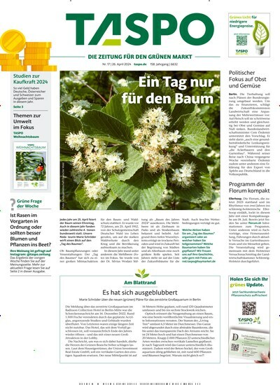 Titelbild der Ausgabe 17/2024 von TASPO. Diese Zeitschrift und viele weitere Naturzeitschriften, Landwirtschaftszeitungen und Umweltmagazine als Abo oder epaper bei United Kiosk online kaufen.
