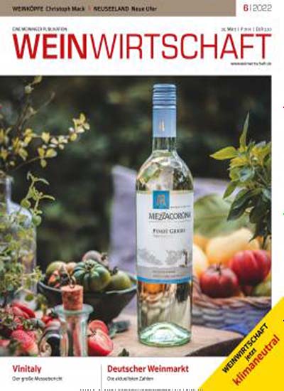 Titelbild der Ausgabe 6/2022 von Weinwirtschaft. Diese Zeitschrift und viele weitere Gastronomiezeitschriften, Fashionmagazine, Beautymagazine als Abo oder epaper bei United Kiosk online kaufen.