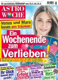 Titelbild der Ausgabe 16/2024 von Astrowoche. Diese Zeitschrift und viele weitere Frauenzeitschriften als Abo oder epaper bei United Kiosk online kaufen.