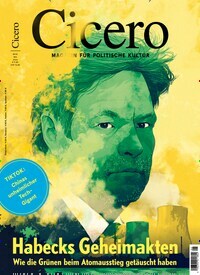 Titelbild der Ausgabe 5/2024 von Cicero. Diese Zeitschrift und viele weitere Wirtschaftsmagazine und Politikmagazine als Abo oder epaper bei United Kiosk online kaufen.
