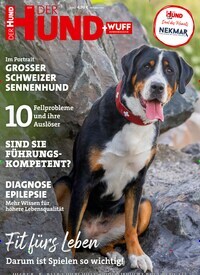 Titelbild der Ausgabe 3/2024 von Der Hund. Diese Zeitschrift und viele weitere Elternzeitschriften und Tierzeitschriften als Abo oder epaper bei United Kiosk online kaufen.