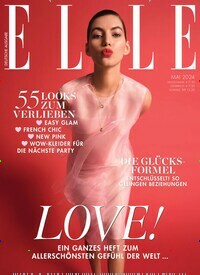 Titelbild der Ausgabe 5/2024 von Elle. Diese Zeitschrift und viele weitere Modemagazine und DIY-Magazine als Abo oder epaper bei United Kiosk online kaufen.