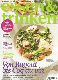 Titelbild der Ausgabe 5/2024 von essen & trinken. Diese Zeitschrift und viele weitere Kochzeitschriften und Backzeitschriften als Abo oder epaper bei United Kiosk online kaufen.