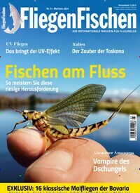 Titelbild der Ausgabe 30/2024 von FliegenFischen. Diese Zeitschrift und viele weitere Sportmagazine als Abo oder epaper bei United Kiosk online kaufen.