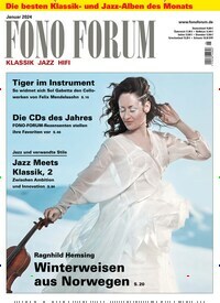 Titelbild der Ausgabe 1/2024 von FONO FORUM. Diese Zeitschrift und viele weitere Reisemagazine, Freizeitmagazine und Wissensmagazine als Abo oder epaper bei United Kiosk online kaufen.