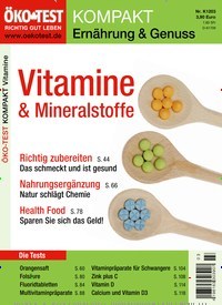 Titelbild der Ausgabe 3/2012 von ÖKO-TEST Kompakt Ernährung und Genuss. Diese Zeitschrift und viele weitere Wirtschaftsmagazine und Politikmagazine als Abo oder epaper bei United Kiosk online kaufen.