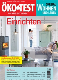 Titelbild der Ausgabe 13/2014 von ÖKO-TEST Spezial Wohnen und Leben. Diese Zeitschrift und viele weitere Wirtschaftsmagazine und Politikmagazine als Abo oder epaper bei United Kiosk online kaufen.