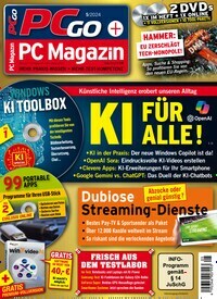 Titelbild der Ausgabe 5/2024 von PC Magazin. Diese Zeitschrift und viele weitere Computerzeitschriften, Tabletmagazine und Smartphonemagazine als Abo oder epaper bei United Kiosk online kaufen.