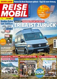 Titelbild der Ausgabe 6/2024 von Reisemobil International. Diese Zeitschrift und viele weitere Automagazine und Motorradzeitschriften als Abo oder epaper bei United Kiosk online kaufen.