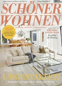 Titelbild der Ausgabe 4/2024 von SCHÖNER WOHNEN. Diese Zeitschrift und viele weitere Gartenzeitschriften und Wohnzeitschriften als Abo oder epaper bei United Kiosk online kaufen.