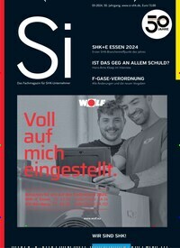 Titelbild der Ausgabe 3/2024 von Si - Das Fachmagazin für SHK Unternehmer. Diese Zeitschrift und viele weitere Architekturzeitschriften und Bauzeitschriften als Abo oder epaper bei United Kiosk online kaufen.