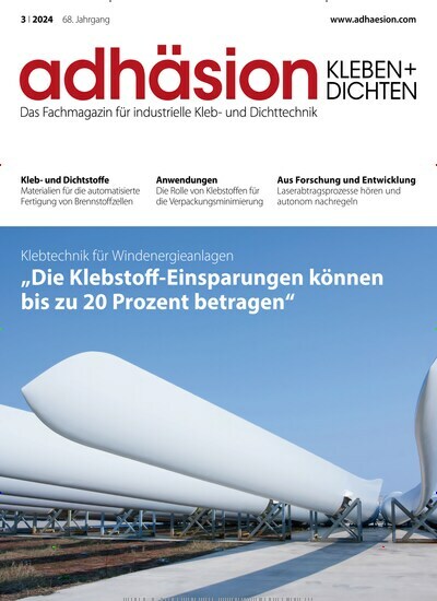 Titelbild der Ausgabe 3/2024 von adhäsion KLEBEN & DICHTEN. Diese Zeitschrift und viele weitere Industriemagazine und Handwerkmagazine als Abo oder epaper bei United Kiosk online kaufen.