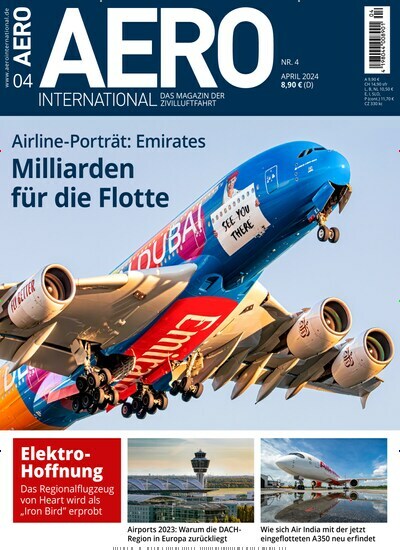 Titelbild der Ausgabe 40/2024 von Aero International. Diese Zeitschrift und viele weitere Reisemagazine, Freizeitmagazine und Wissensmagazine als Abo oder epaper bei United Kiosk online kaufen.