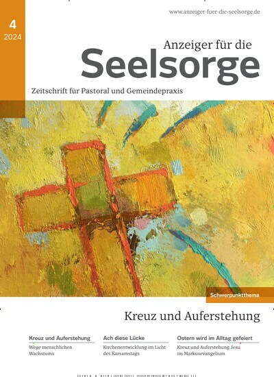 Titelbild der Ausgabe 4/2024 von Anzeiger für die Seelsorge. Diese Zeitschrift und viele weitere Kunstmagazine und Kulturmagazine als Abo oder epaper bei United Kiosk online kaufen.