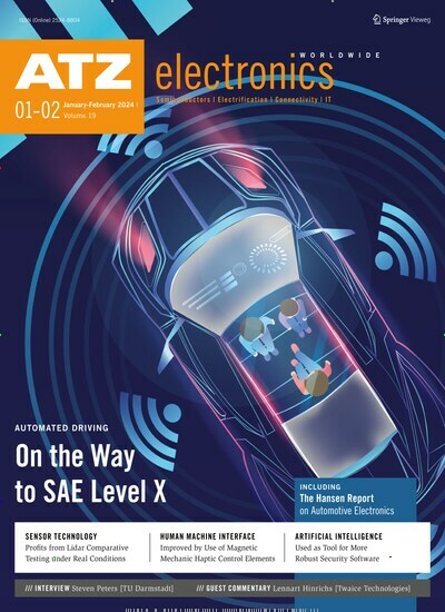 Titelbild der Ausgabe 2/2024 von ATZelectronics worldwide. Diese Zeitschrift und viele weitere Industriemagazine und Handwerkmagazine als Abo oder epaper bei United Kiosk online kaufen.