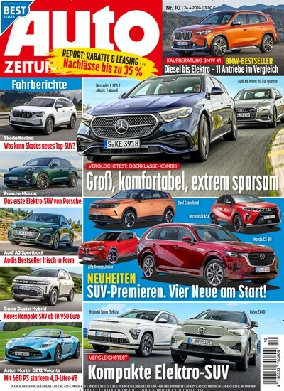 Titelbild der Ausgabe 10/2024 von Auto Zeitung. Diese Zeitschrift und viele weitere Automagazine und Motorradzeitschriften als Abo oder epaper bei United Kiosk online kaufen.