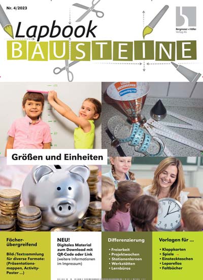 Titelbild der Ausgabe 4/2023 von Bausteine Grundschule Lapbook. Diese Zeitschrift und viele weitere Zeitschriften für Pädagogik als Abo oder epaper bei United Kiosk online kaufen.