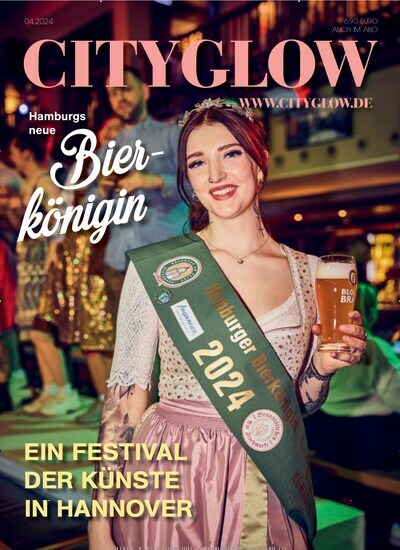 Titelbild der Ausgabe 4/2024 von Cityglow. Diese Zeitschrift und viele weitere Kunstmagazine und Kulturmagazine als Abo oder epaper bei United Kiosk online kaufen.