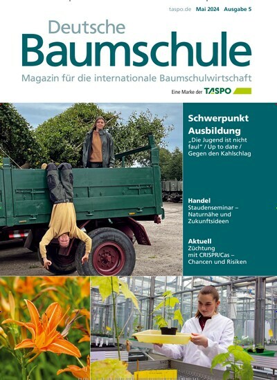 Titelbild der Ausgabe 5/2024 von Deutsche Baumschule. Diese Zeitschrift und viele weitere Naturzeitschriften, Landwirtschaftszeitungen und Umweltmagazine als Abo oder epaper bei United Kiosk online kaufen.