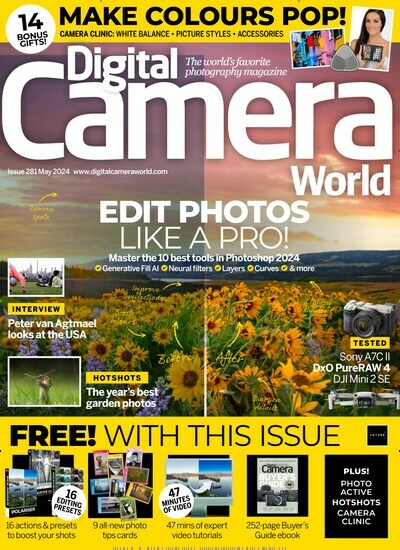 Titelbild der Ausgabe 6/2024 von Digital Camera World. Diese Zeitschrift und viele weitere Audiomagazine, Filmmagazine und Fotozeitschriften als Abo oder epaper bei United Kiosk online kaufen.