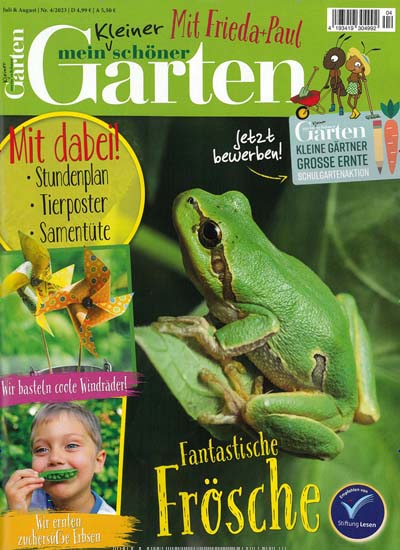 Titelbild der Ausgabe 4/2023 von Frieda & Paul - Mein kleiner schöner Garten. Diese Zeitschrift und viele weitere Gartenzeitschriften und Wohnzeitschriften als Abo oder epaper bei United Kiosk online kaufen.
