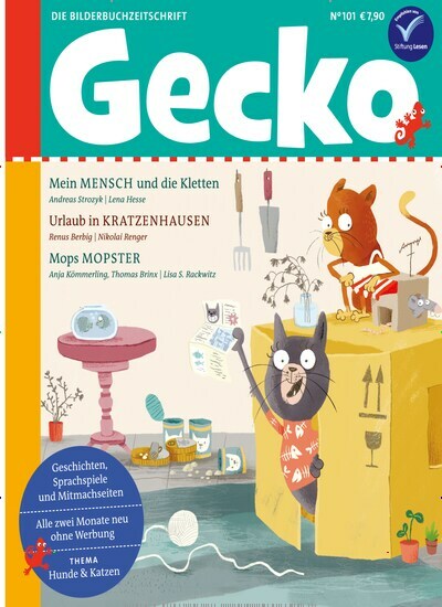 Titelbild der Ausgabe 101/2024 von Gecko. Diese Zeitschrift und viele weitere Jugendzeitschriften und Kinderzeitschriften als Abo oder epaper bei United Kiosk online kaufen.