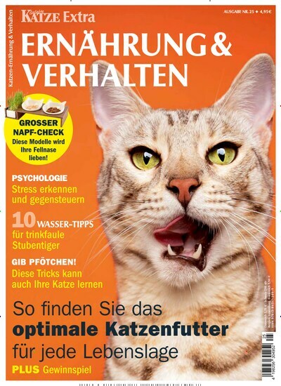 Titelbild der Ausgabe 25/2022 von Geliebte Katze Extra. Diese Zeitschrift und viele weitere Elternzeitschriften und Tierzeitschriften als Abo oder epaper bei United Kiosk online kaufen.
