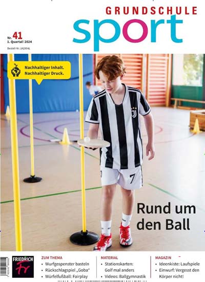 Titelbild der Ausgabe 41/2024 von Grundschule Sport. Diese Zeitschrift und viele weitere Zeitschriften für Pädagogik als Abo oder epaper bei United Kiosk online kaufen.