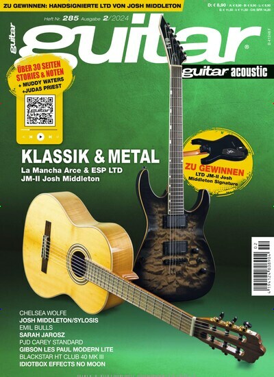 Titelbild der Ausgabe 2/2024 von guitar. Diese Zeitschrift und viele weitere Reisemagazine, Freizeitmagazine und Wissensmagazine als Abo oder epaper bei United Kiosk online kaufen.