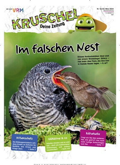 Titelbild der Ausgabe 12/2024 von Kruschel - Deine Zeitung. Diese Zeitschrift und viele weitere Jugendzeitschriften und Kinderzeitschriften als Abo oder epaper bei United Kiosk online kaufen.
